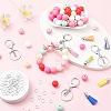 DIY Beaded Phone Charms Straps Keychain Making Kit DIY-FS0005-39B-7