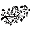 Iron Wall Art Decorations HJEW-WH0067-375-1