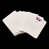 50Pcs Rectangle Paper Crown Print Earring Display Cards X1-CDIS-M008-01B-2