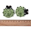 Handmade Polymer Clay & Rhinestone Big Pendants FIND-Q123-01E-3
