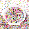 6/0 Baking Paint Glass Seed Beads SEED-S003-KM-02-3