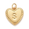 Rack Plating Real 18K Gold Plated Brass Pendants KK-E260-01G-S-1