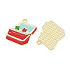 Alloy Enamel Pendants AL-CBA6AEB-01G-01-2