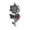Alloy Enamel Gothic Style Pendants PALLOY-R157-06B-02A-1