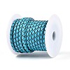 Hollow Braided Cowhide Leather Cord NWIR-ZX002-01A-3