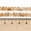 Heated Natural Citrine Beads Strands G-B175-A05-4x6mm-5