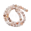 Natural Black Gold Rutilated Quartz Beads Strands X-G-P596-8mm-02-3