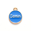 Alloy Enamel Pendants ENAM-S124-01B-02I-3