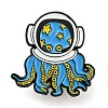 Octopus Astronaut Enamel Pins JEWB-F024-01A-1