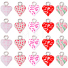 40Pcs 5 Styles Handmade Polymer Clay Charms CLAY-SC0002-91B-1