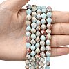 Synthetic Shoushan Stone Beads Strands G-Z119-A01-02B-2