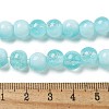 Crackle Glass Beads Strands GLAA-U001-8mm-08-4