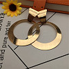 Iron Stud Dangle Earrings WGD53DC-01-1