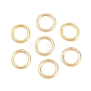 Brass Closed Jump Rings KK-D257-01G-02-1