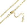 Rack Plating Brass Oval Link Chain Necklaces for Women NJEW-K382-13A-G-2