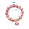 SUNNYCLUE Natural Rhodochrosite Round Beads Stretch Bracelets BJEW-PH0001-10mm-13-3