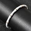 304 Stainless Steel Enamel Cuff Bangles for Women BJEW-Z166-03G-1
