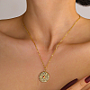 Brass Pendant Necklaces HA5496-3-3