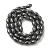 Strong Magnetic Synthetic Hematite Beads Strands G-P518-02A-2