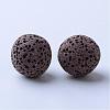 Unwaxed Natural Lava Rock Beads G-F325-14mm-M-3