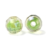 UV Plating Transparent Acrylic European Beads OACR-F004-03B-3