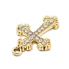 Alloy Rhinestone Pendants FIND-U026-26G-2