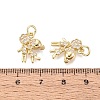 Valentine's Day Brass Micro Pave Clear Cubic Zirconia Pendants KK-Q072-13G-3