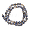 Natural Blue Spot Jasper Beads Strands GG-CBA96AE-A09-6x6mm-3