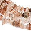 Natural Black Gold Rutilated Quartz Beads Strands G-G905-20A-4