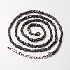 Iron Popcorn Chain Necklace Making MAK-J004-15B-2