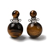 Natural Tiger Eye Perfume Bottle Pendants GG-CBA7610-02P-05-1