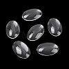 Transparent Oval Glass Cabochons X-GGLA-R022-30x20-2