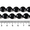 Natural Black Onyx(Dyed & Heated) Beads Strands G-C116-A73-01-5