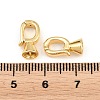 Brass Fold Over Clasps KK-H292-29G-2