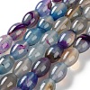 Natural Agate(Dyed & Heated) Beads Strands G-M446-D01-01B-2