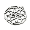 Hollow 201 Stainless Steel Pendants STAS-B136-11P-2