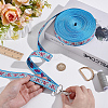25 Yards Vintage Jacquard Nylon Ribbon OCOR-ME0001-87-3