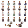Glass Wishing Bottle Decorations AJEW-TA0017-19-13