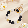 1Pc Zinc Alloy & Silicone Mobile Phone Straps HJEW-PA0001-01C-7