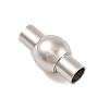 Tarnish Resistant 304 Stainless Steel Magnetic Clasps with Glue-in Ends STAS-E049-19-2