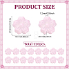 120Pcs Spray Painted Transparent Glass Beads GLAA-ME0001-41-2