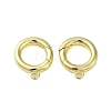 Brass Spring Gate Rings KK-B089-12B-G-1