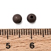 Brass Textured Beads EC247-NFR-3