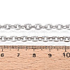 Brass Textured Cable Chains CHC-T018-29P-3