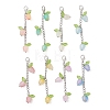 8Pcs Acrylic Pendant Decorations HJEW-JM04704-02-2