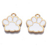 Alloy Enamel Pendants ENAM-T016-22LG-B-RS-2