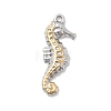 304 Stainless Steel Pendants STAS-A126-03C-GP-1
