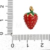 304 Stainless Steel Enamel Pendants STAS-P402-02B-01-3
