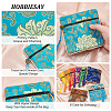 16Pcs 8 Colors Chinese Brocade Tassel Zipper Jewelry Bag Gift Pouch ABAG-HY0001-02-4