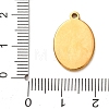 304 Stainless Steel Pendant Cabochon Settings STAS-Z204-04G-12-3